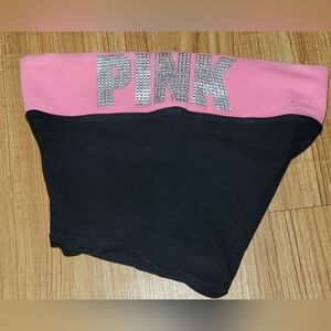 Victoria's Secret PINK Y2K Rhinestone Bling Studded Mini Shorts Size Small